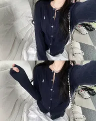 ポロ ラルフローレン ウール カシミア ケーブル ニット カーディガン