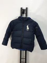 ポロラルフローレン キッズ ダウンジャケット ビックポニー ネイビー 5y