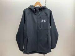 UNDER ARMOUR アンダーアーマー UAブラッシュ ウーブン メンズジャケット 1368953 サイズM ブラック