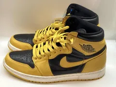 NIKE ナイキ スニーカー 555088-701 Air Jordan 1 High OG Pollen イエロー&ブラック 27.5cm