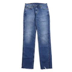 Levi's 511 スリムフィット サイドライン カットオフ デニムパンツ 29 ブルー コットン ジッパーフライ 04511-3327