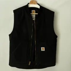 2025年最新】carhartt ダックベスト ブラックの人気アイテム - メルカリ