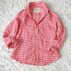 Frank&Eileen BARRY XS ギンガムチェック リネンシャツ 美品