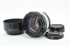 Nikon NIKKOR-H Auto 85mm F1.8 非Ai 中望遠 MF単焦点レンズ ポートレート向け フード・キャップ付 ニコンFマウント