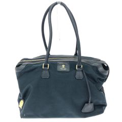 極美品✨A.D.M.J. トートバッグ ナイロン レザー ゴールド金具 