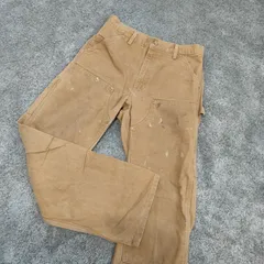 Carhartt　カーハート　アメリカ製　USA ダック生地　97年製  【サイズ】  32×32　ダック　ダブルニー　ペインターパンツ　ワークパンツ　ブラウン　カーゴパンツ　90s Vintage　メンズ　古着　中古