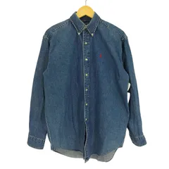ラルフローレン RALPH LAUREN BLAIRE ポニー刺繍 L/S デニム シャツ メンズ import：S 