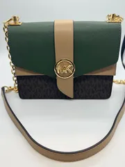 【未使用品】MICHAEL  KORS マイケルコース バッグ　GREENWICHグリニッチコンバーチブル クロスボディ スモール