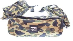 A BATHING APE (A Bathing Ape) Early 90s Triple Waist Bag/Body Bag, Camo Pattern, Men's Bag, Body Bag/Waist Pouch, Multicolor, 103B-181