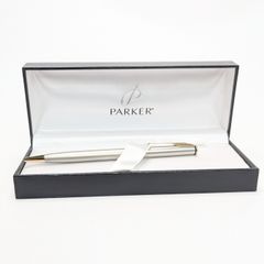 PARKER シルバーボールペン 専用ケース付き - メルカリ