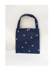 【訳あり】シンプルな花柄のミニバッグ