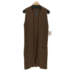 ラルフローレン RALPH LAUREN HAND KNIT ウールカシミヤ ニット ロングベスト レディース import：S 