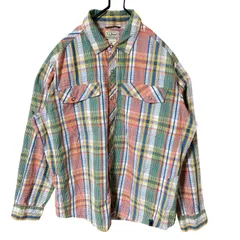 L エルエルビーン ウエスタン チェック カラフル カジュアル シャツ レディース ユニセックス メンズ 古着 長袖