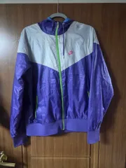 ナイキ ウィンドランナー ウィンドブレーカー ジャケット PURPLE/グレー (XL)