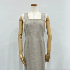 朝生田181　UNITED　ARROWS　ユナイテッドアローズ　UBCSヘリンボーンジャンバースカート　グレー系　40サイズ　服　レディース　かんてい局松山朝生田店