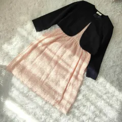 【美品】135cm フォーマルコーデセット ボレロ×総レースワンピース 卒園 入学
