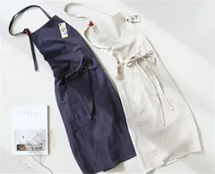 エプロン おしゃれ 人気 レディース メンズ かわいい 首掛け ポケット付き カフェ風 おしりが隠れる 北欧 無地 男女兼用 園芸 キッチン カフェ 保育園 花屋 料理店用