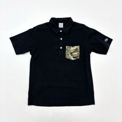 Champion リバース ウィーブ カモフラージュ ポケット ポロシャツ L 