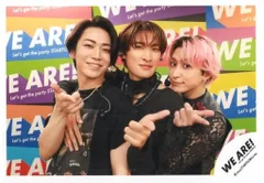 SnowMan/KAT-TUN 24年WE ARE! Let’s get the party STARTO!! 亀梨和也/向井康二/佐久間大介 公式写真 *1枚