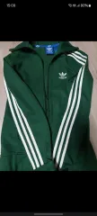 アディダス 3本線 トラックジャージ グリーン ジャージ