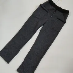 309 130cm キムラタン リリーアイボリー 　女の子裏起毛長パンツ ドット柄　未使用品
