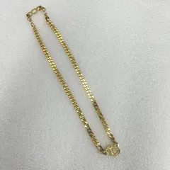 Christian Dior クリスチャンディオール　ネックレス　ヴィンテージ　喜平　ロゴ　CD　ゴールドカラー