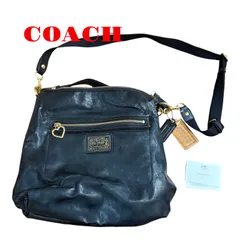 コーチ　ショルダーバッグ　20108 ブラック　poppy コーチポピー