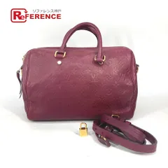LOUIS VUITTON ルイヴィトン ショルダーバッグ スピーディ・バンドリエール30 M40755 モノグラムアンプラントレザー オロール ワインレッド