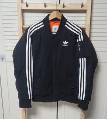 アディダス 3本線 ブラック ブルゾン アウター ジャケット