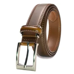 [Hanes] [ヘインズ] メンズベルト 本革 【ウェスト100㎝対応】 ピンタイプ