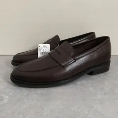新品 定価1.9万 around the shoes size 43 牛革 レザー ローファー 革靴 アラウンドザシューズのサムネイル