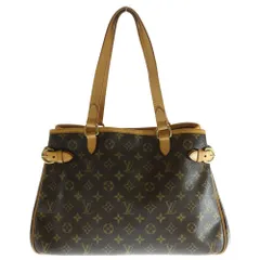 LOUIS VUITTON (ルイヴィトン) モノグラム バティニョール オリゾンタル ハンドバッグ ブラウン PVCレザー M51154