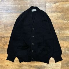 黒モヘア】 60's CAMPUS モヘア ヴィンテージ カーディガン 黒 - メルカリ