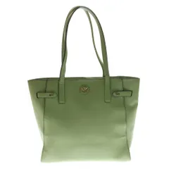 MICHAEL KORS (マイケルコース) トートバッグ ハンドバッグ レザー ライトグリーン ゴールド金具