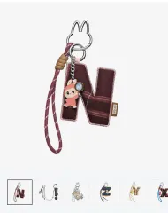 ポップマート ラブブ 私の心の中の秘密のパスワード アルファベット キーホルダー N