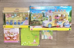 未開封 シルバニアファミリー 幼稚園 バス 外 フルセット
