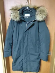 SYSTEM homme フード ファー ダウン コート