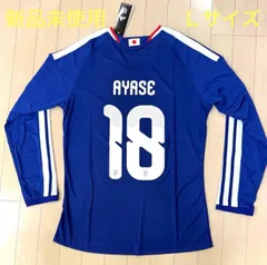 【新品未使用】上田綺世 サッカー日本代表 最新オーセンティックユニフォーム 長袖 #18 AYASE