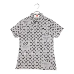 中古 レディース マスターバニーエディション MASTER BUNNY EDITION 半袖ポロシャツ 1(M) ライトグレー モノグラム柄