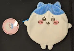 グレイ・パーカー・サービス ちいかわくじ もちっとふわっとコレクション D賞 ハチワレ まんまるポーチ