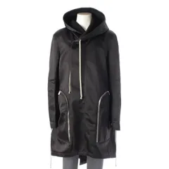 リックオウエンス 21FW BAUHAUS バウハウス フィッシュテール ジップ コート アウター RU02A5971-NB ブラック 44【中古】のサムネイル
