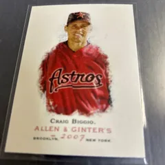 MLB 2007 Topps Allen and Ginters Craig Biggio Houston Astros
