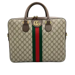 グッチ GUCCI オフィディア ビジネスバッグ 2WAY GGスプリームキャンバス 574793 ベージュ メンズ【中古】のサムネイル