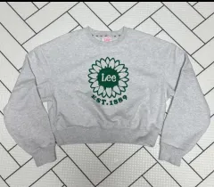Lee クロップド スウェット