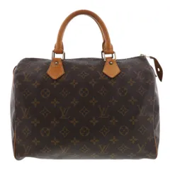 LOUIS VUITTON ルイ・ヴィトン モノグラム スピーディ30 ハンドバッグ M41526 モノグラム ブラウン ミニ ボストンバッグ レディース【中古】
