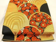 平和屋着物○豪華振袖 刺繍 ラインストーン 吉祥花丸文 金彩 金通し地