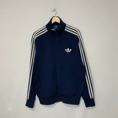 アディダス ファイヤーバード ジャージ ジップアップ ヴィンテージ ネイビー 110 ユニセックス