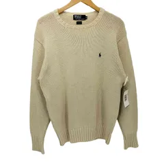 ポロバイラルフローレン Polo by RALPH LAUREN 90s ポニー刺繍 コットンニット メンズ import：M 