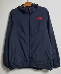 S (55) THE NORTH FACE ザノースフェイス ブラック 起毛 ウィンドブレーカー