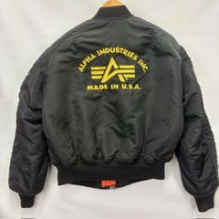 希少XL】 90s ALPHA バックアーチロゴ CWU-45/P ブラック - メルカリ